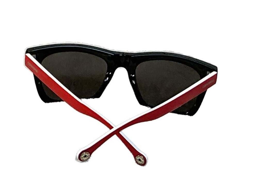 Vintage Mint Condition Converse All Star Black and Red Square Sunglasses H071